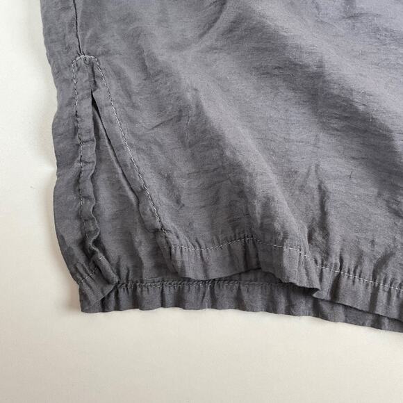 Cut Loose Crop Wide Leg Split Ankle Gray Lightweight Pants Womens Sz L - Picture 13 of 14